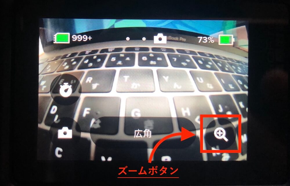 ズームボタン